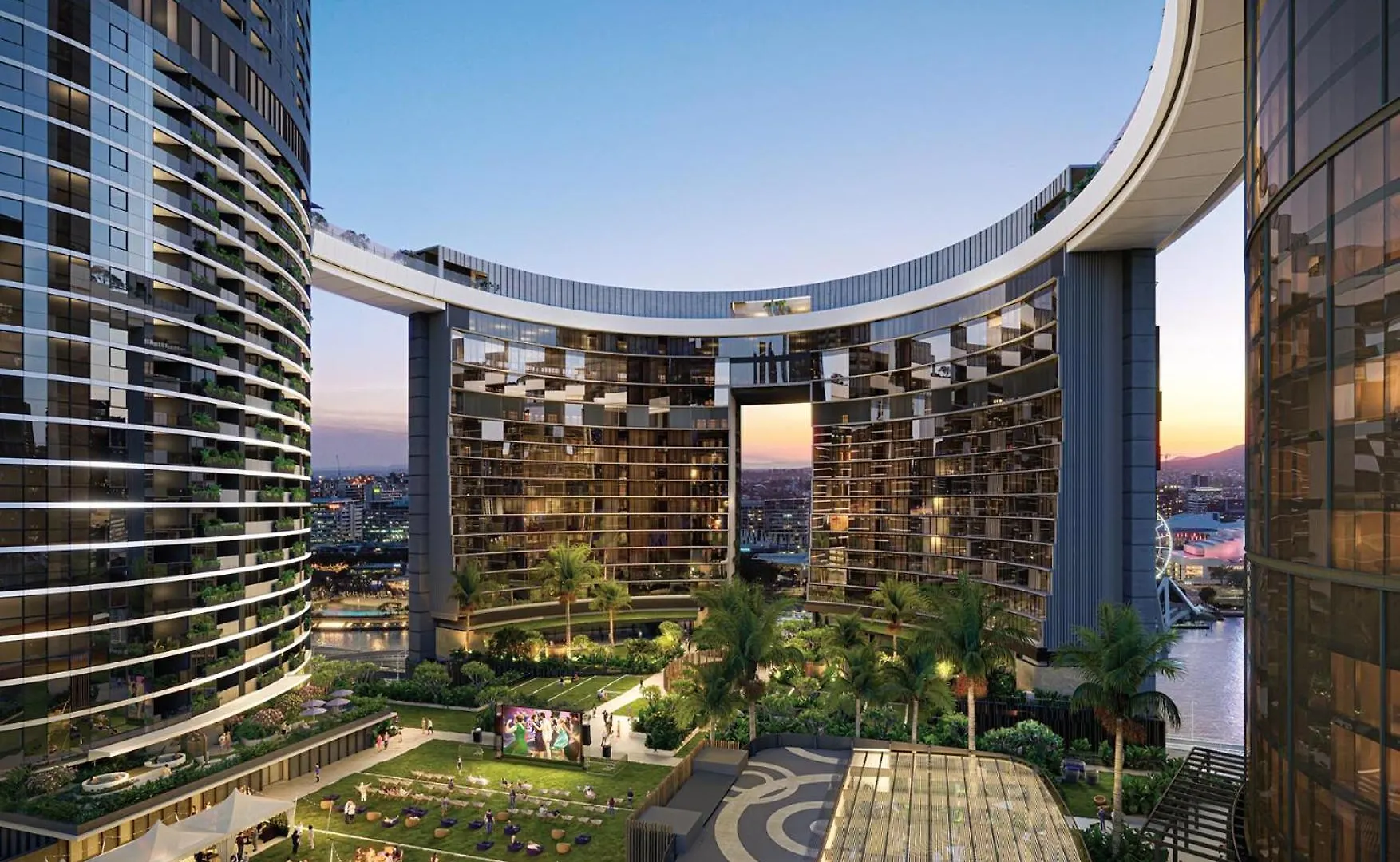 בריסביין Sky High Zen At Queens Wharf Level 59 אוסטרליה